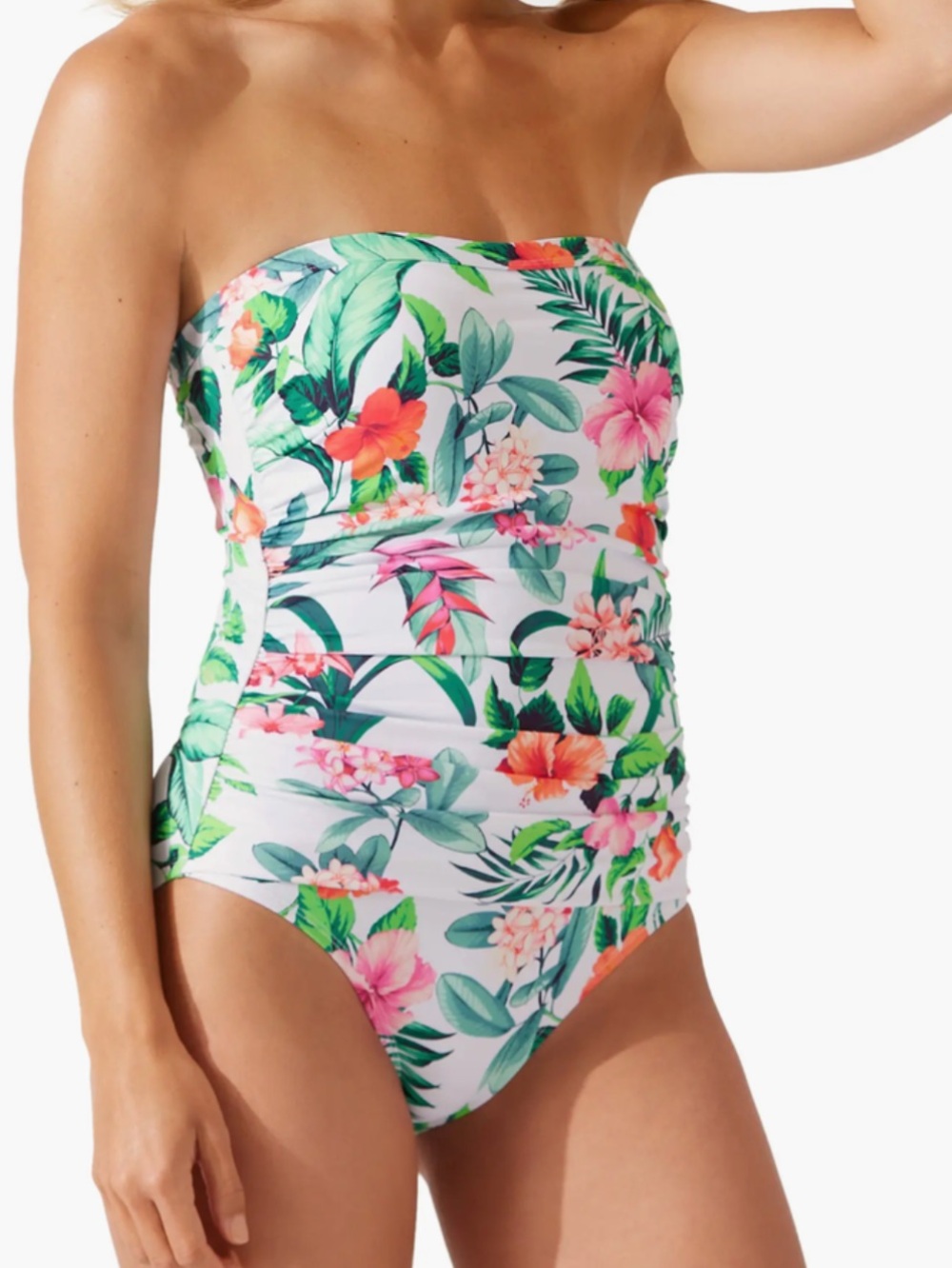 Tommy Bahama Tropi-Calling Bandeau One Piece Size 12